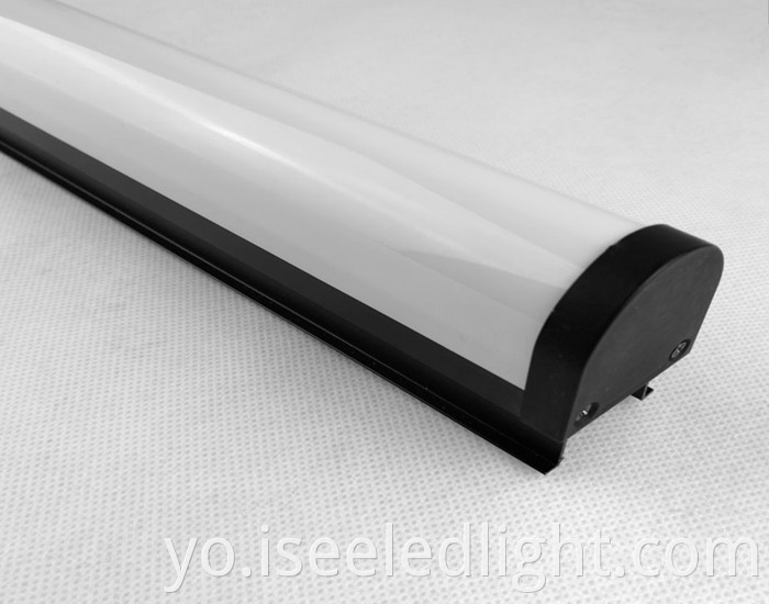 DMX LED Tube aluminum in black color 